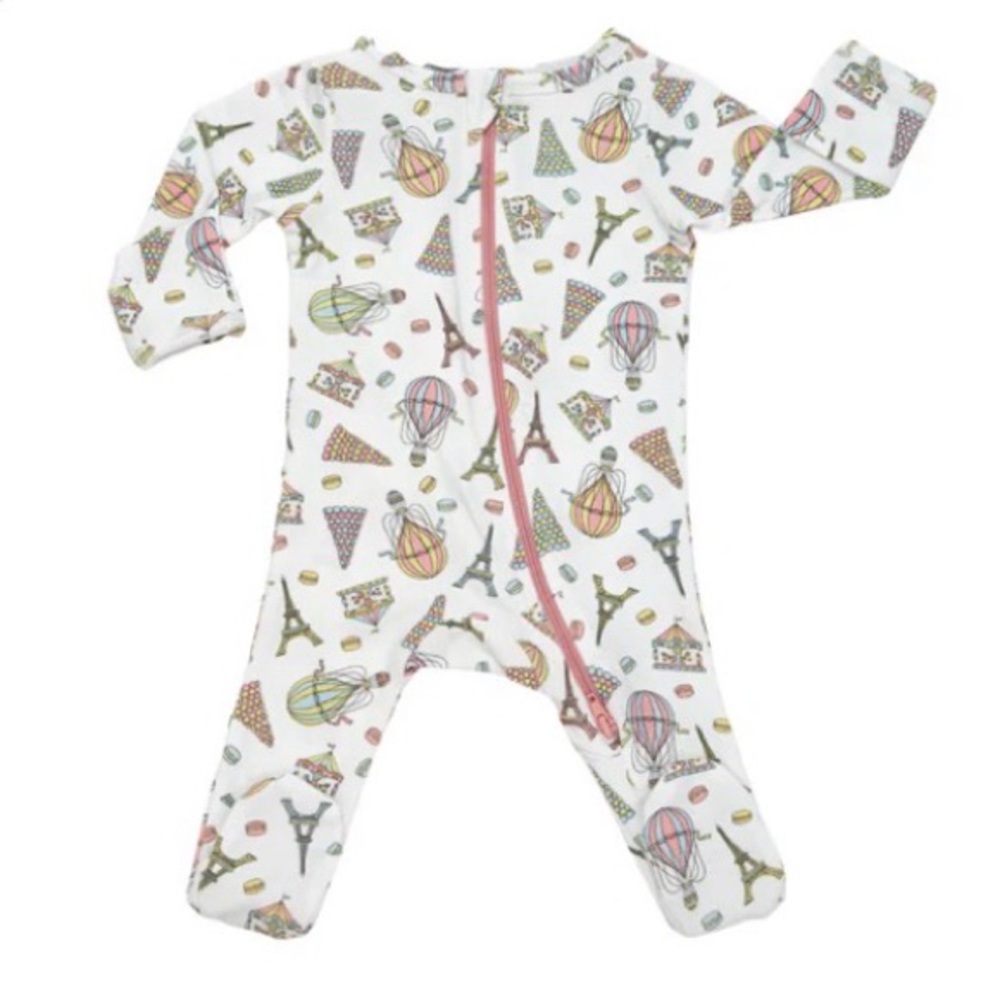 Organic cotton footie pajamas